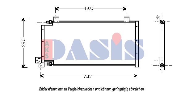 AKS DASIS Lauhdutin, ilmastointilaite 522060N